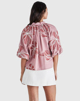 Sass Finley Top Pink/Red