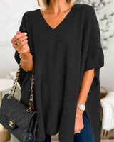 Mutig Nic Poncho Knit Top