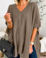 Mutig Nic Poncho Knit Top