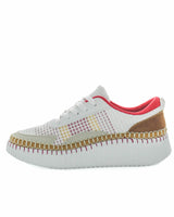 Just Bee Cahira Multi Beige Colour Sneakers