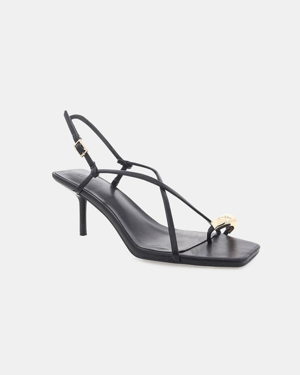  Billini Zahava Strappy Black Stiletto Heels