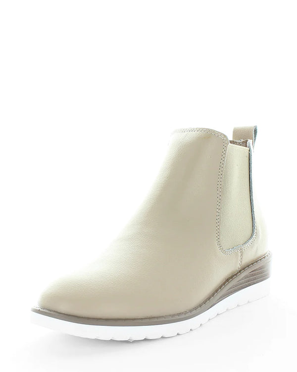  Just Bee Coach Leather Wedge Ankle Boots