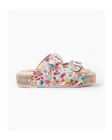 Walnut Shoes Molly Liberty Meadow Pink Espadrille Slides