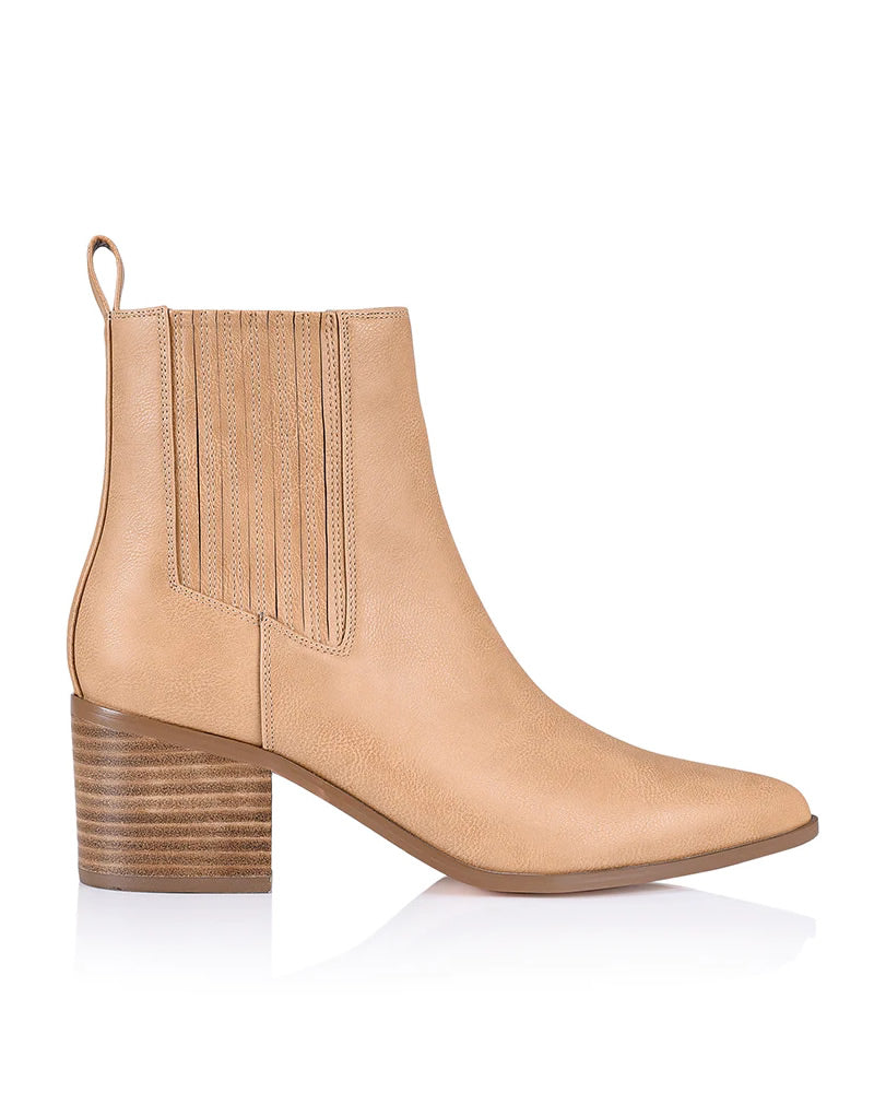 Verali Fillipin Caramel Chelsea Ankle Boots