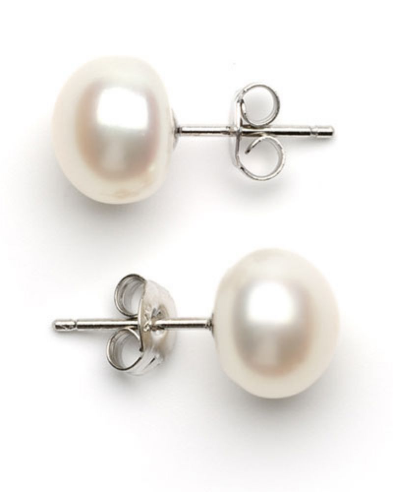 Pele Jewellery Freshwater Pearl Studs Small, Medium & Large
